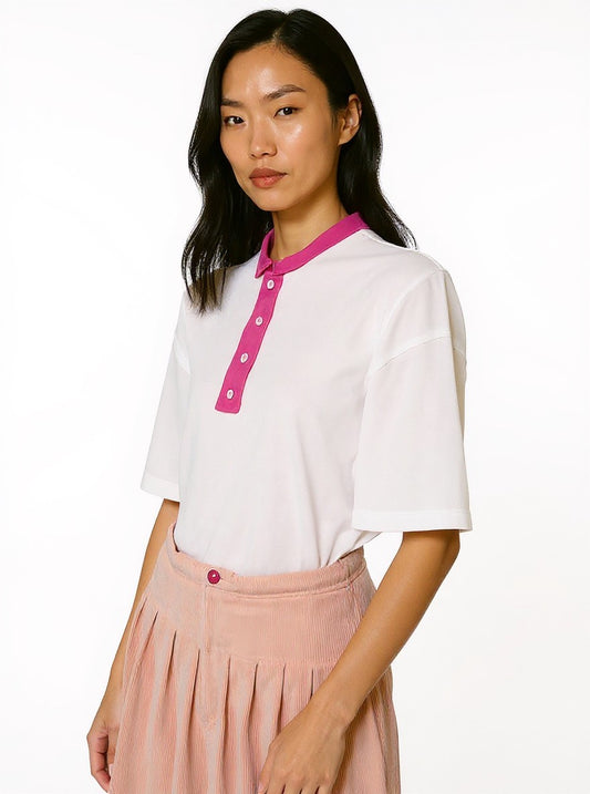 Shirt with buttons on the front