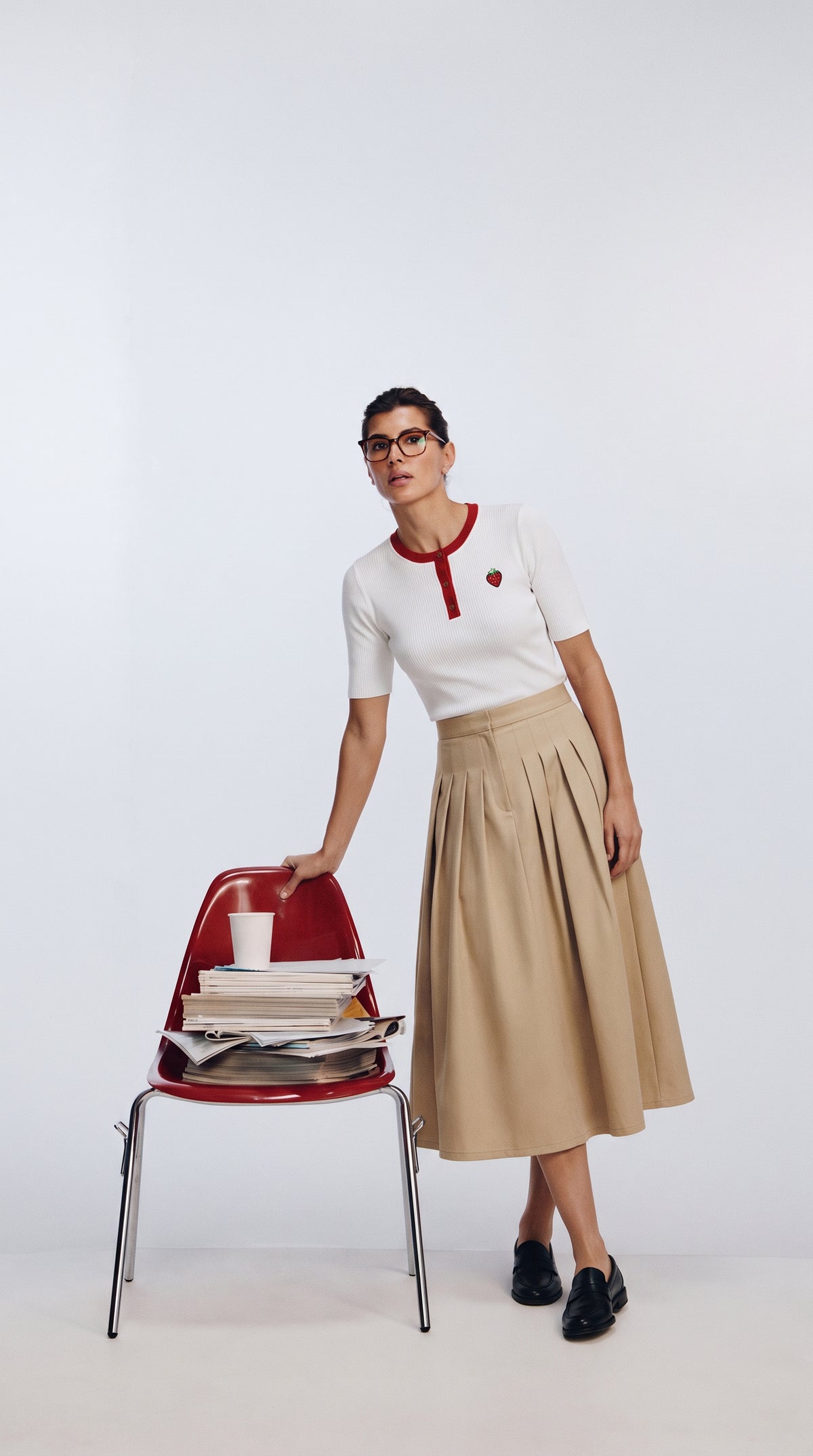 Conjunto Rouge Blanc